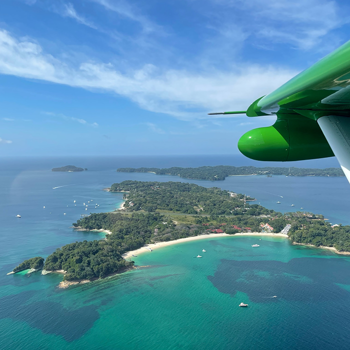 Aerial view of Contadora, Panama